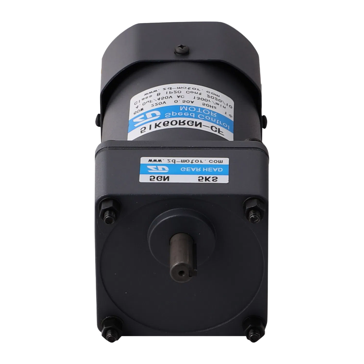 90mm Industrial AC Gear Motor 60-120W with 3-750K Reduction Ratio for Automation