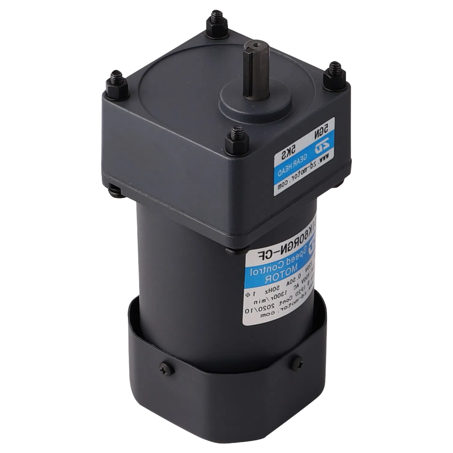 90mm Industrial AC Gear Motor 60-120W with 3-750K Reduction Ratio for Automation