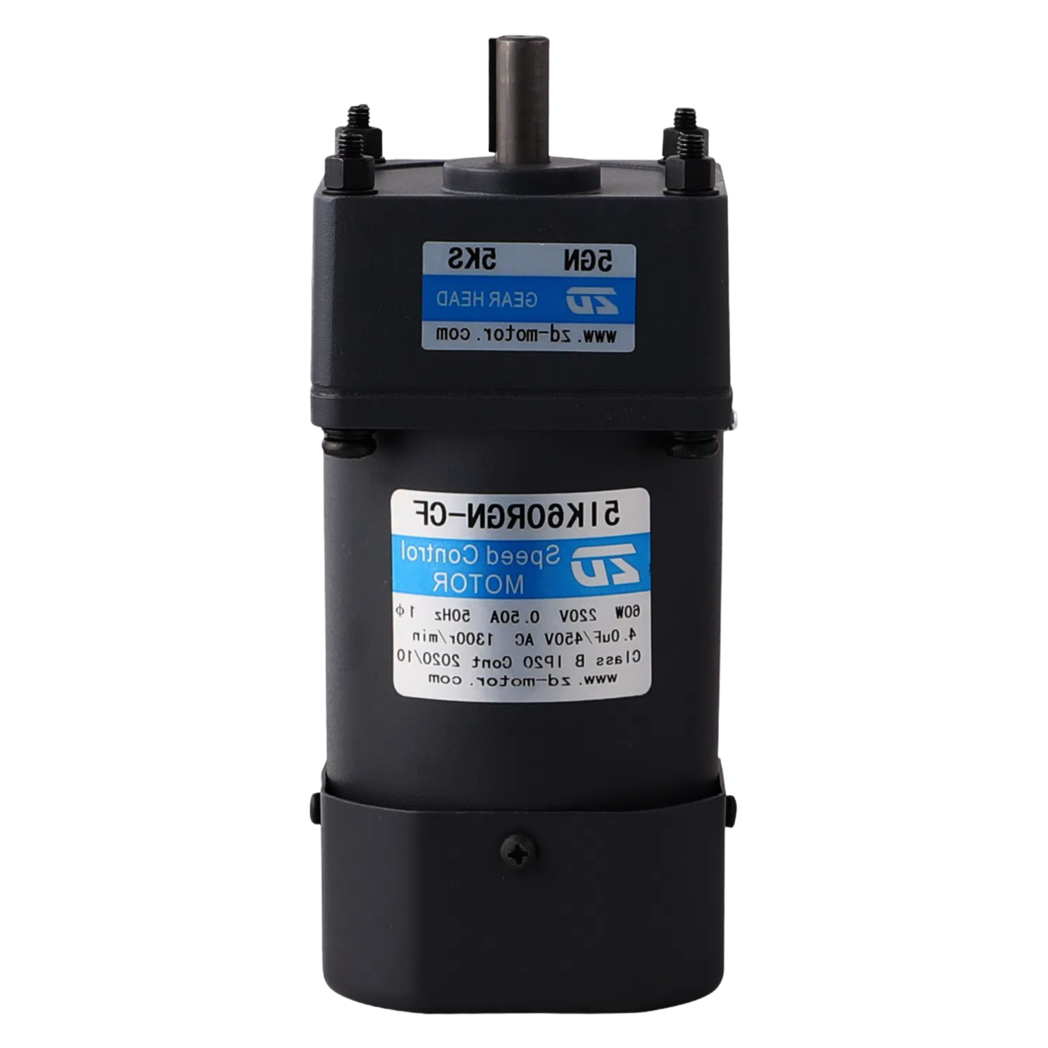 90mm Industrial AC Gear Motor 60-120W with 3-750K Reduction Ratio for Automation