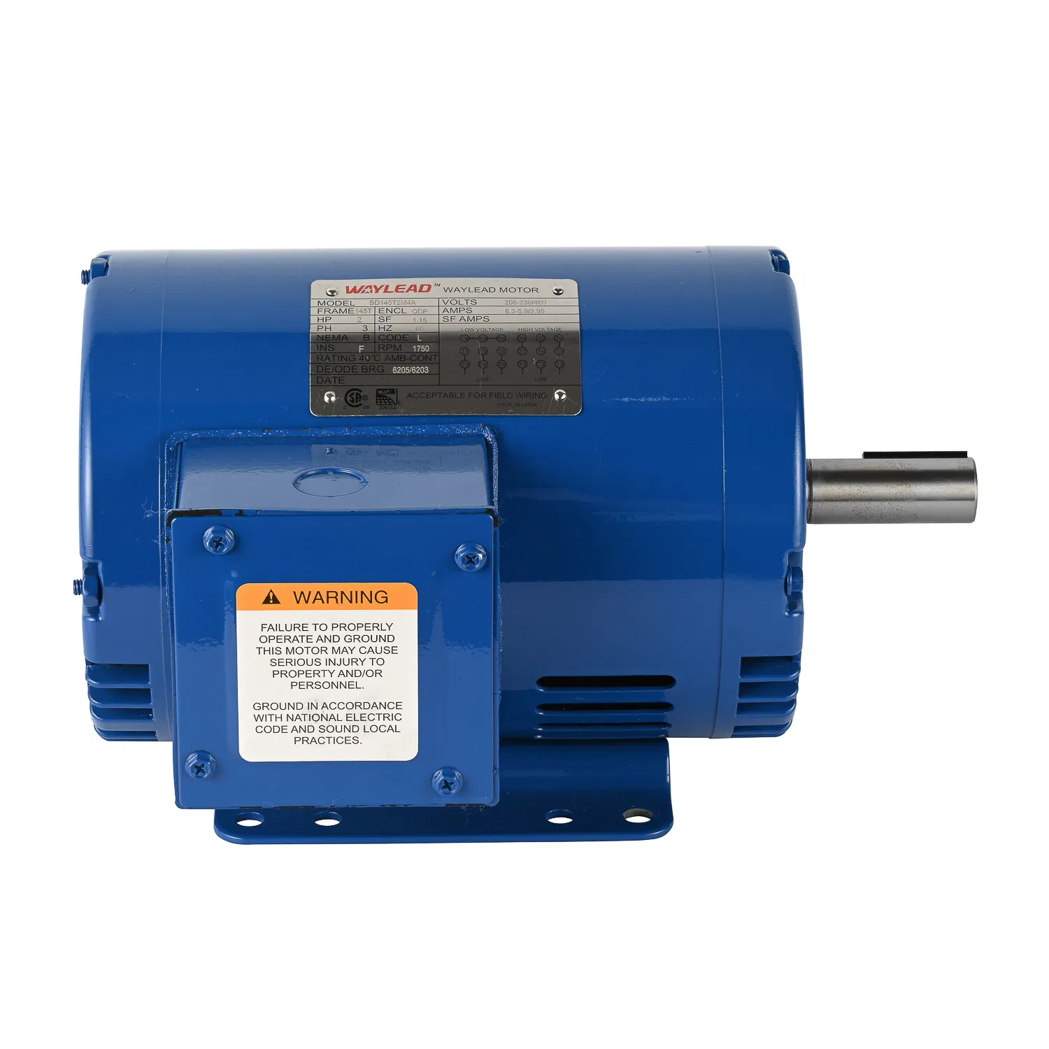 Customizable ODP Enclosure Industrial Electric Motor with Direct On-Line Starting