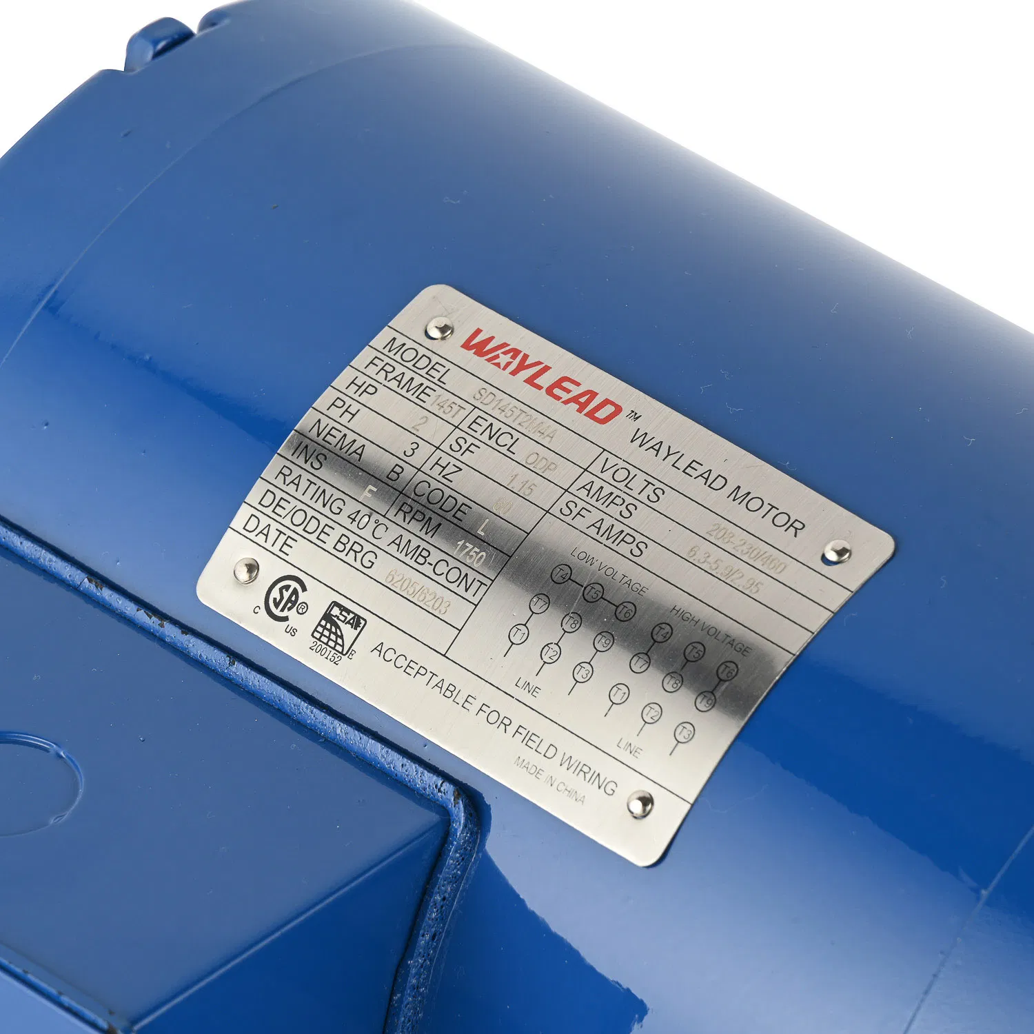 Customizable ODP Enclosure Industrial Electric Motor with Direct On-Line Starting