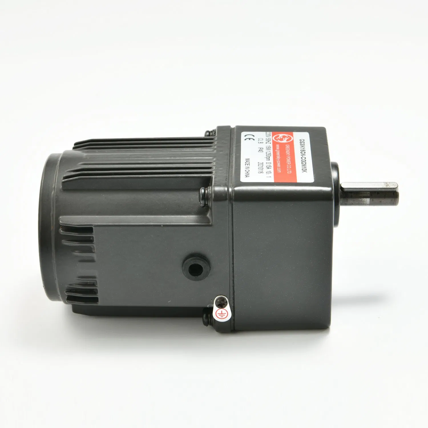 15W 1ph/3ph Low Speed AC Gear Motor for Conveyor Belt - Variable Speed Control