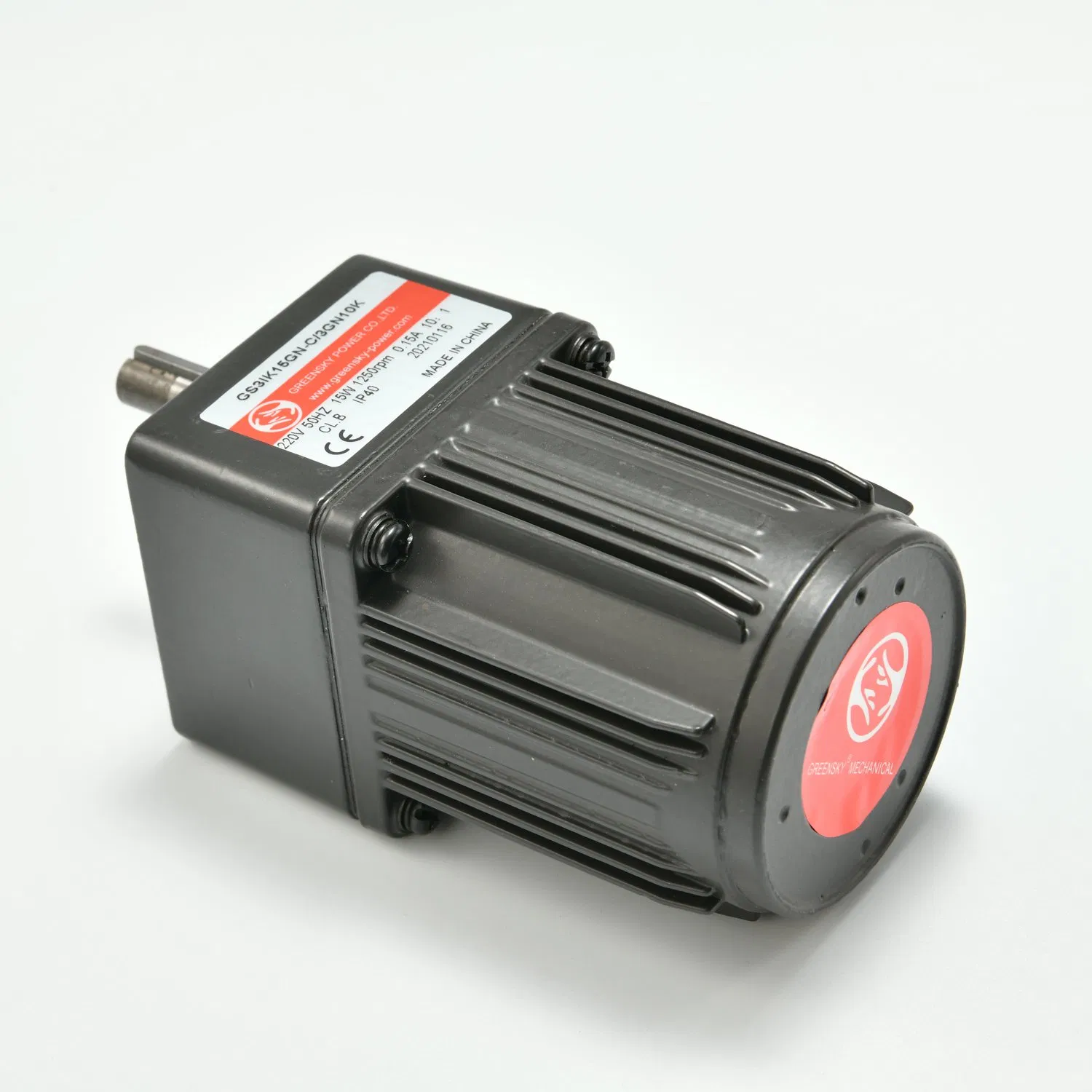 15W 1ph/3ph Low Speed AC Gear Motor for Conveyor Belt - Variable Speed Control