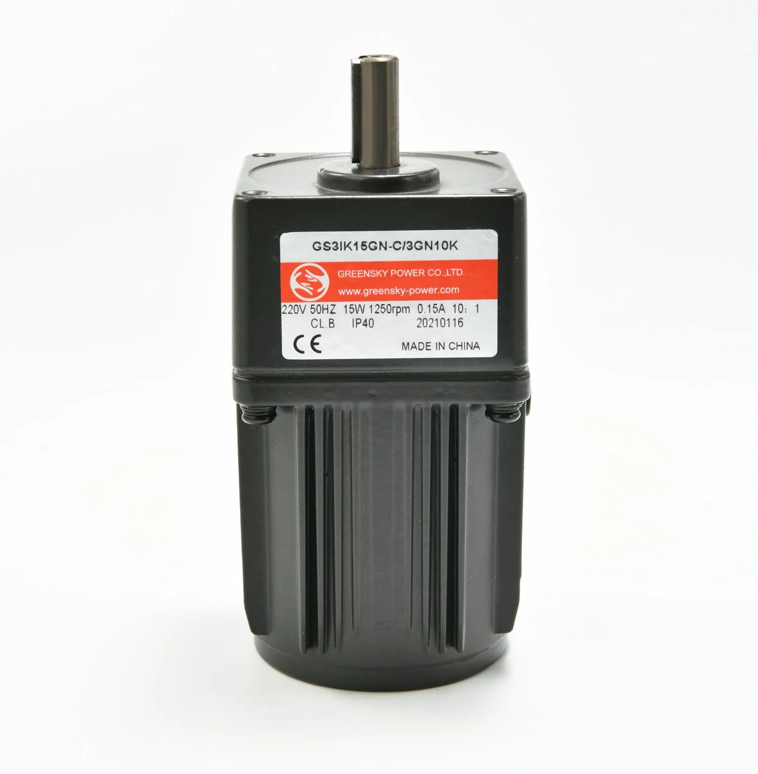 15W 1ph/3ph Low Speed AC Gear Motor for Conveyor Belt - Variable Speed Control