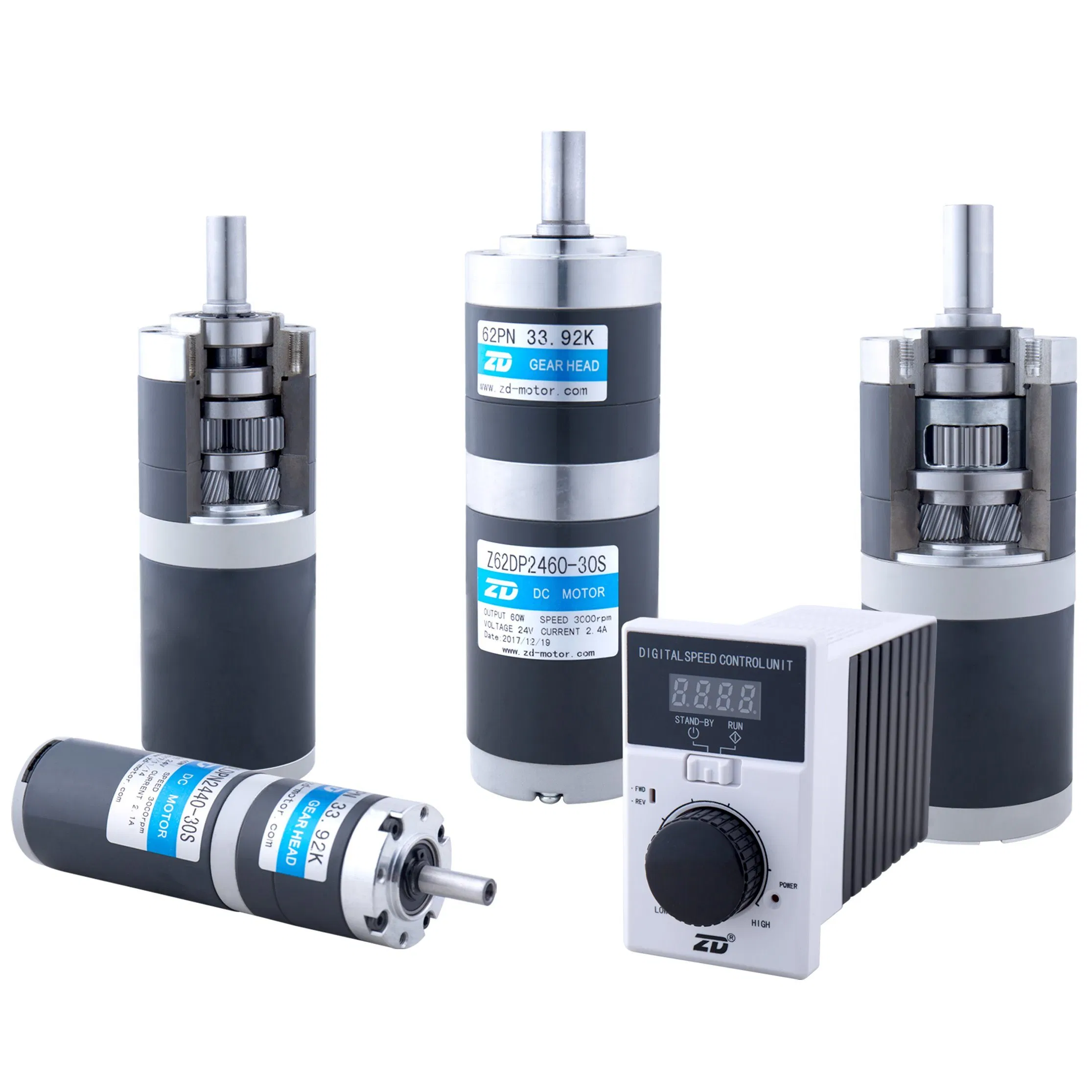 High Quality 24V DC Gear Motor with Constant Speed for Industrial Automation