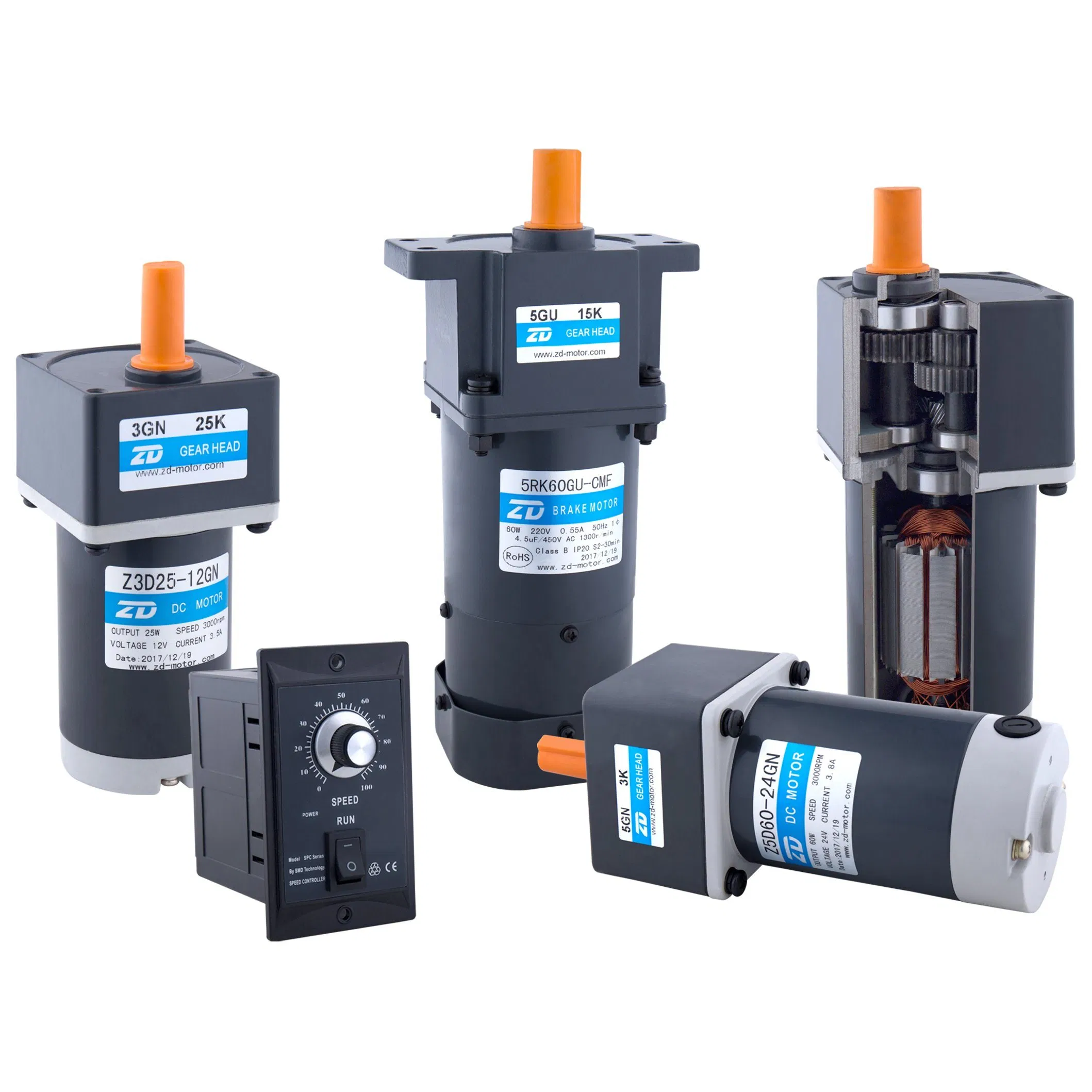 High Quality 24V DC Gear Motor with Constant Speed for Industrial Automation