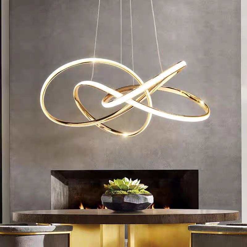 Modern Luxury Golden Chandeliers for Living Room & Dining Room - WH-MI-394 LED Crystal Ceiling Light