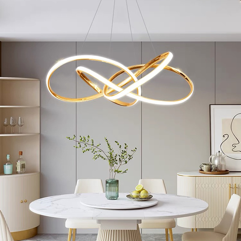 Modern Luxury Golden Chandeliers for Living Room & Dining Room - WH-MI-394 LED Crystal Ceiling Light