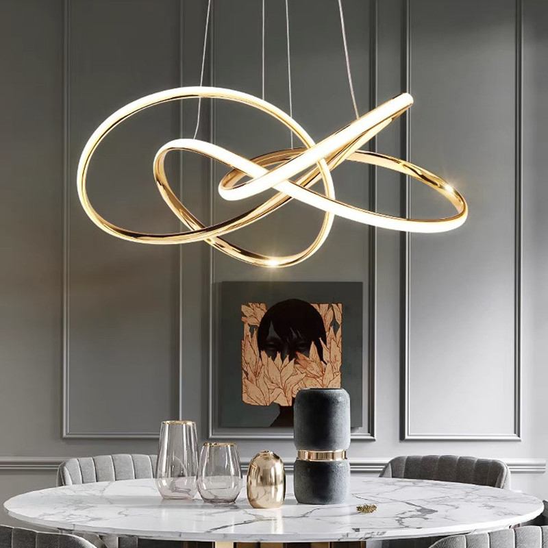 Modern Luxury Golden Chandeliers for Living Room & Dining Room - WH-MI-394 LED Crystal Ceiling Light