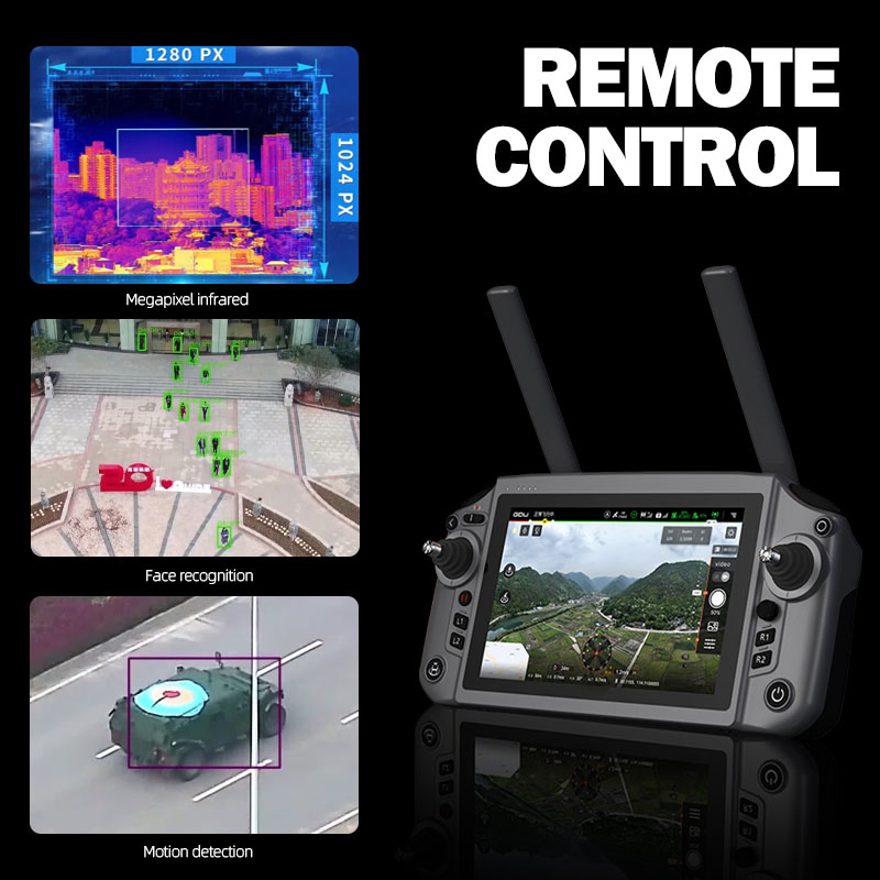 Industrial Grade Carbon Fiber Foldable Drone for Power Inspection and Emergency Firefighting