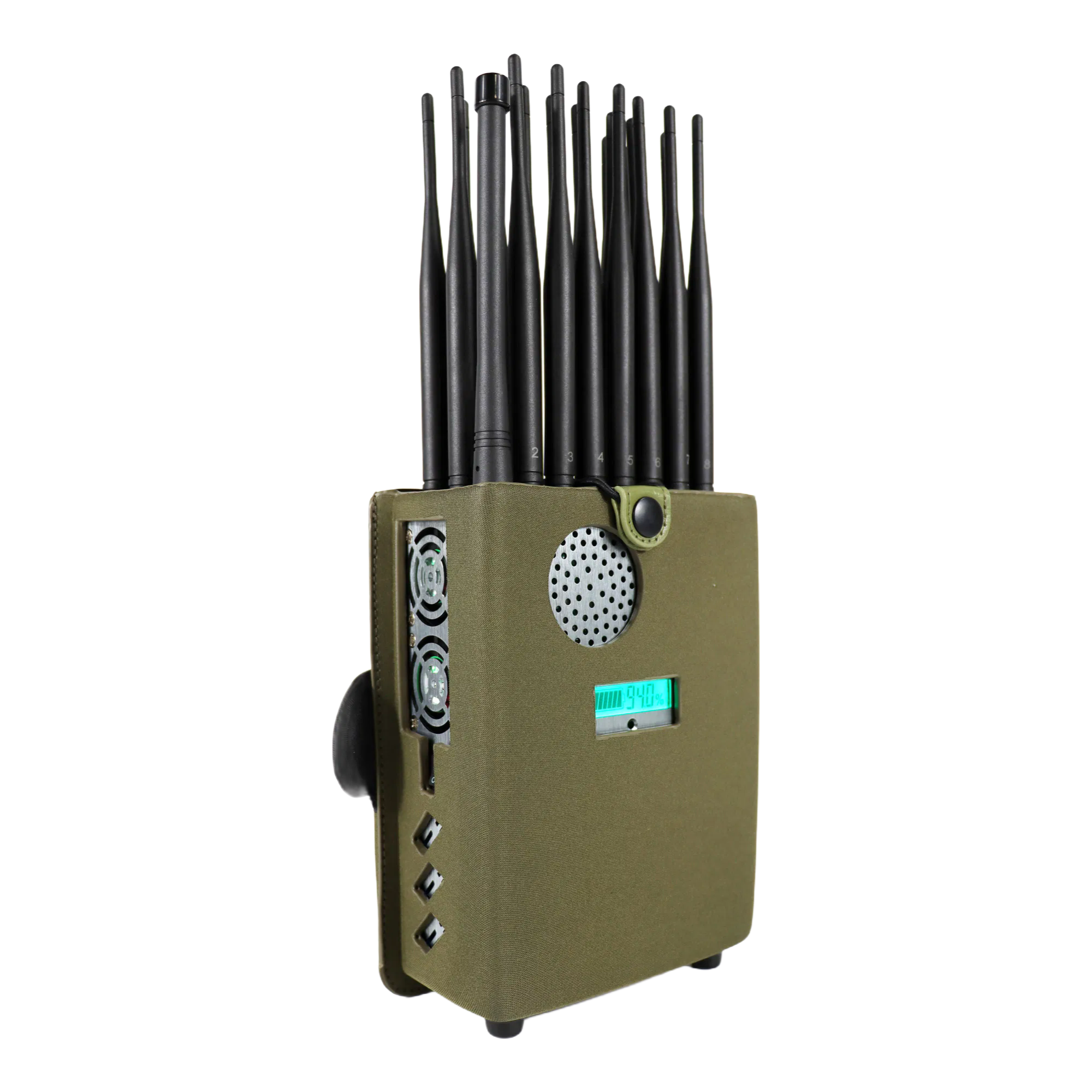 Vodasafe P24 24-Antenna 5G Signal Jammer - Portable GSM LTE 4G 5G WiFi GPS Blocker with 30m Range