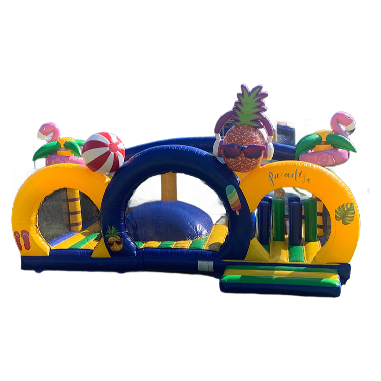 Custom Inflatable Bouncy Castle with Slide - High Quality PVC Jumping Castle for Kids Playground