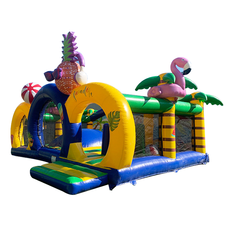Custom Inflatable Bouncy Castle with Slide - High Quality PVC Jumping Castle for Kids Playground