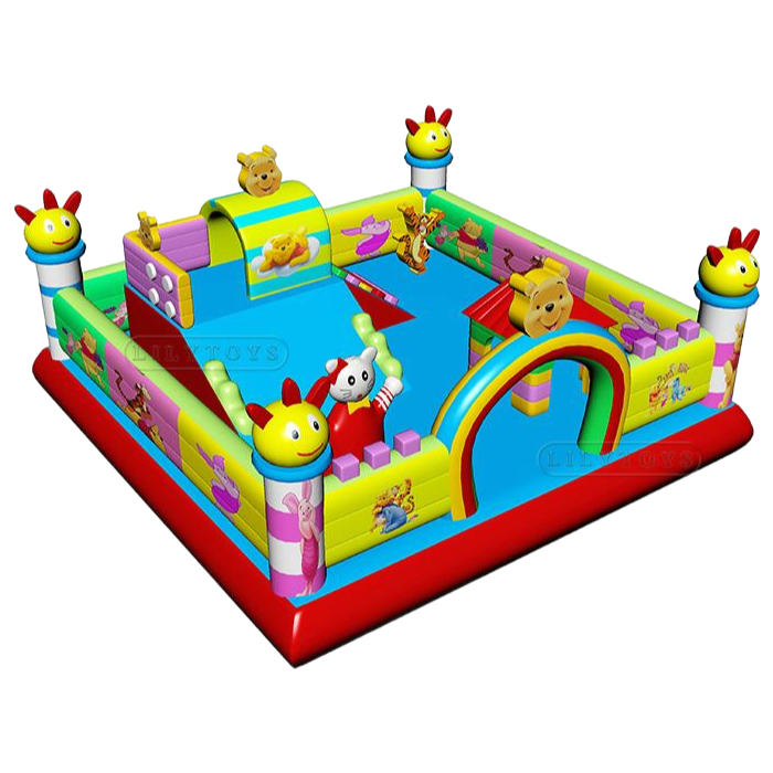 Kids Inflatable Bouncy Castle with Slide - Waterproof Jumping Jungle Combo for Outdoor Play