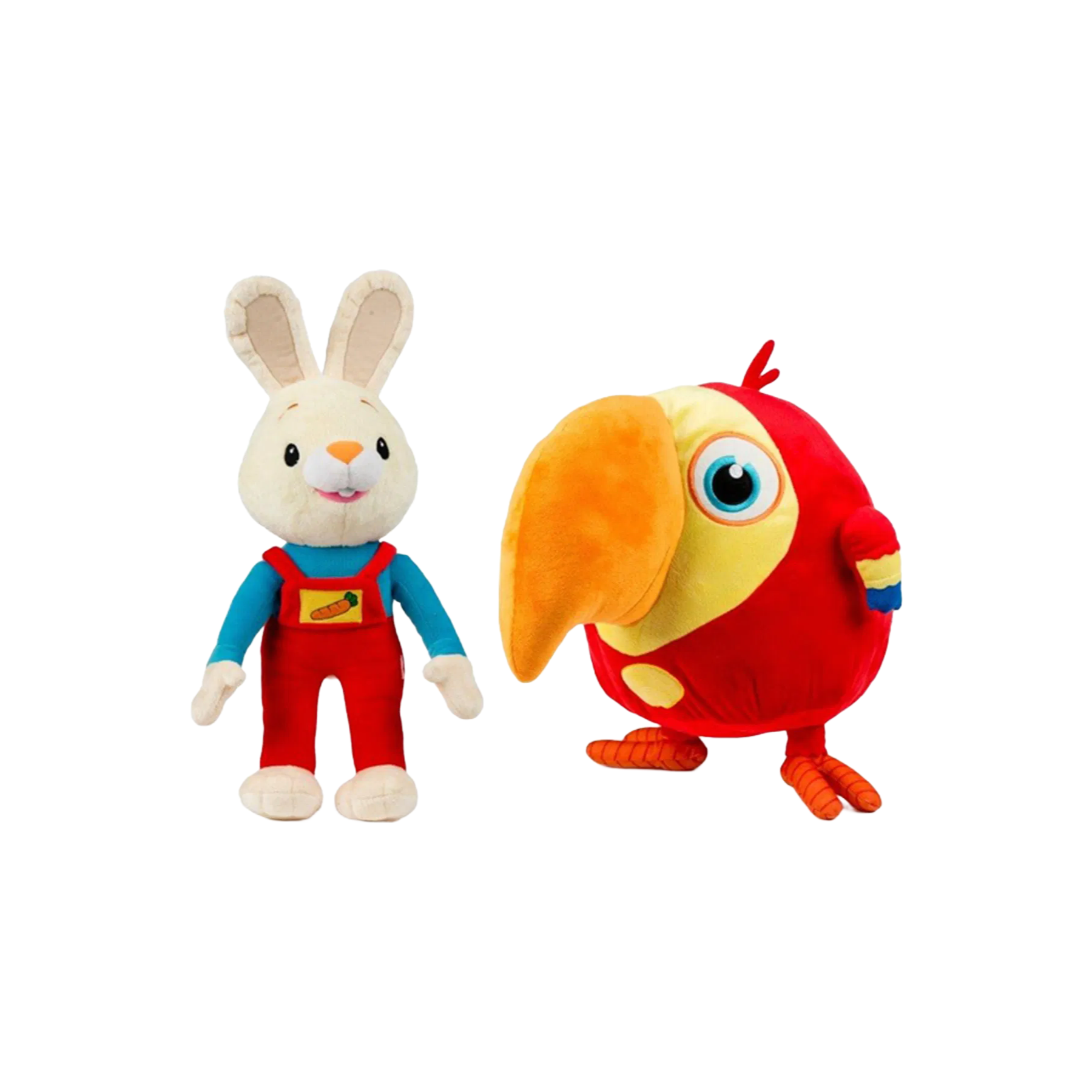 Custom Plush Parrot Toy - Soft Stuffed Sitting Bird with OEM Options
