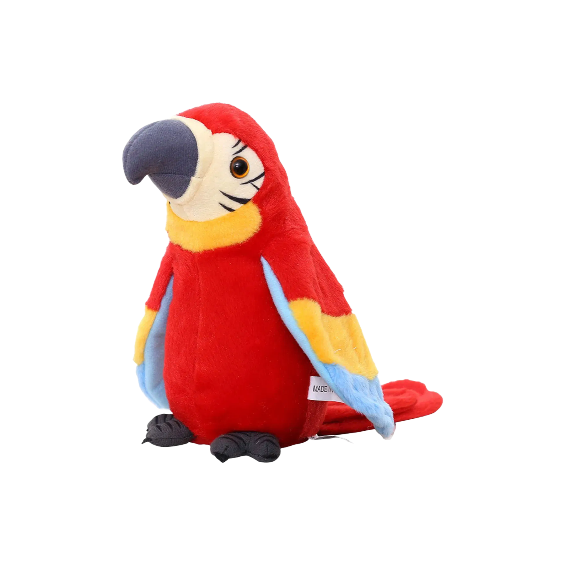 Custom Plush Parrot Toy - Soft Stuffed Sitting Bird with OEM Options