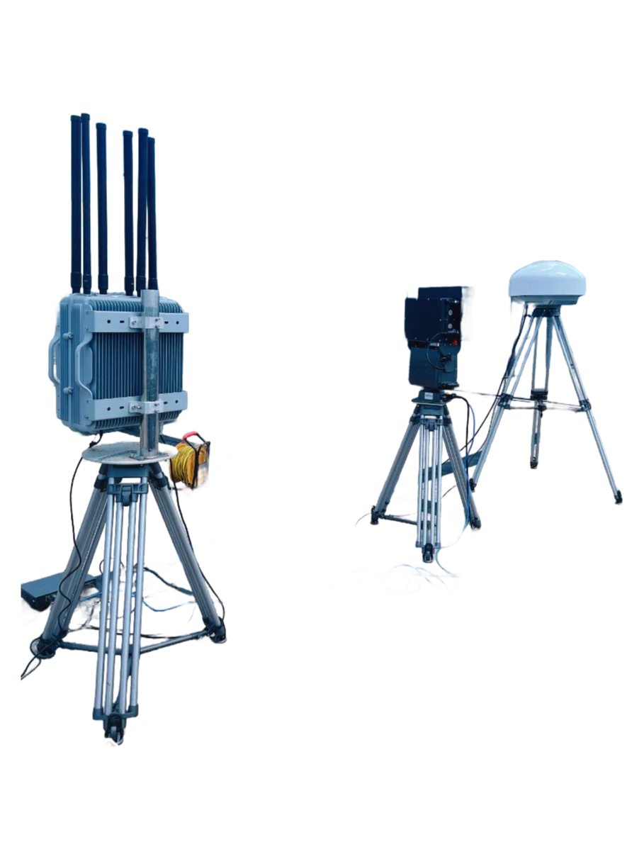 Automatic UAV Interference System - Multi-Frequency Signal Blocker with Remote Control
