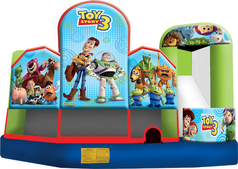 OEM Frozen Inflatable Jumping Castle - 0.55mm Thick Tarpaulin Material with Free Blower