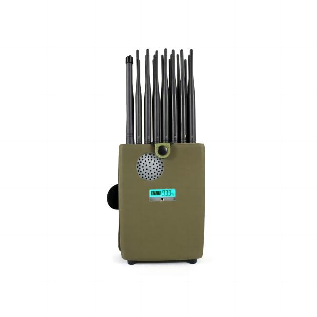 14-Band Portable Handheld Signal Jammer for Mobile Phone/WiFi/GPS Blocking | 20m Range