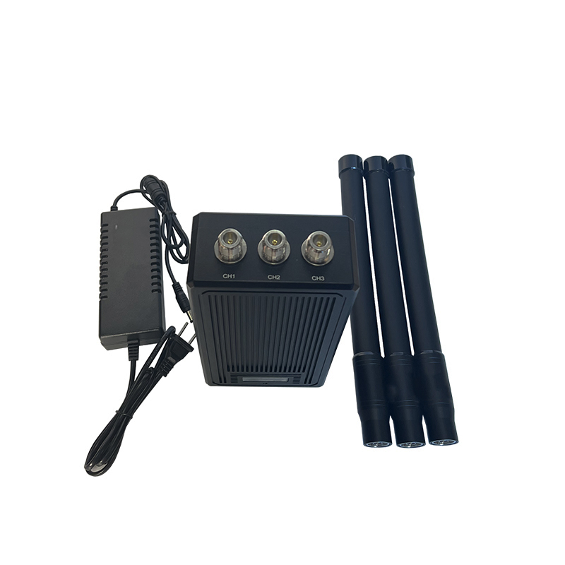 30W 3 Antennas Wireless Signal Jammer for 315MHz 433MHz 868MHz RF Blocking | 200m Range