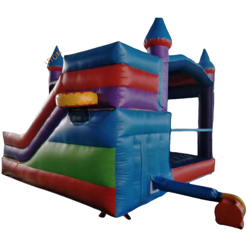 Commercial Grade Inflatable Bouncy Castle with Slide - Kids Party Jumping House