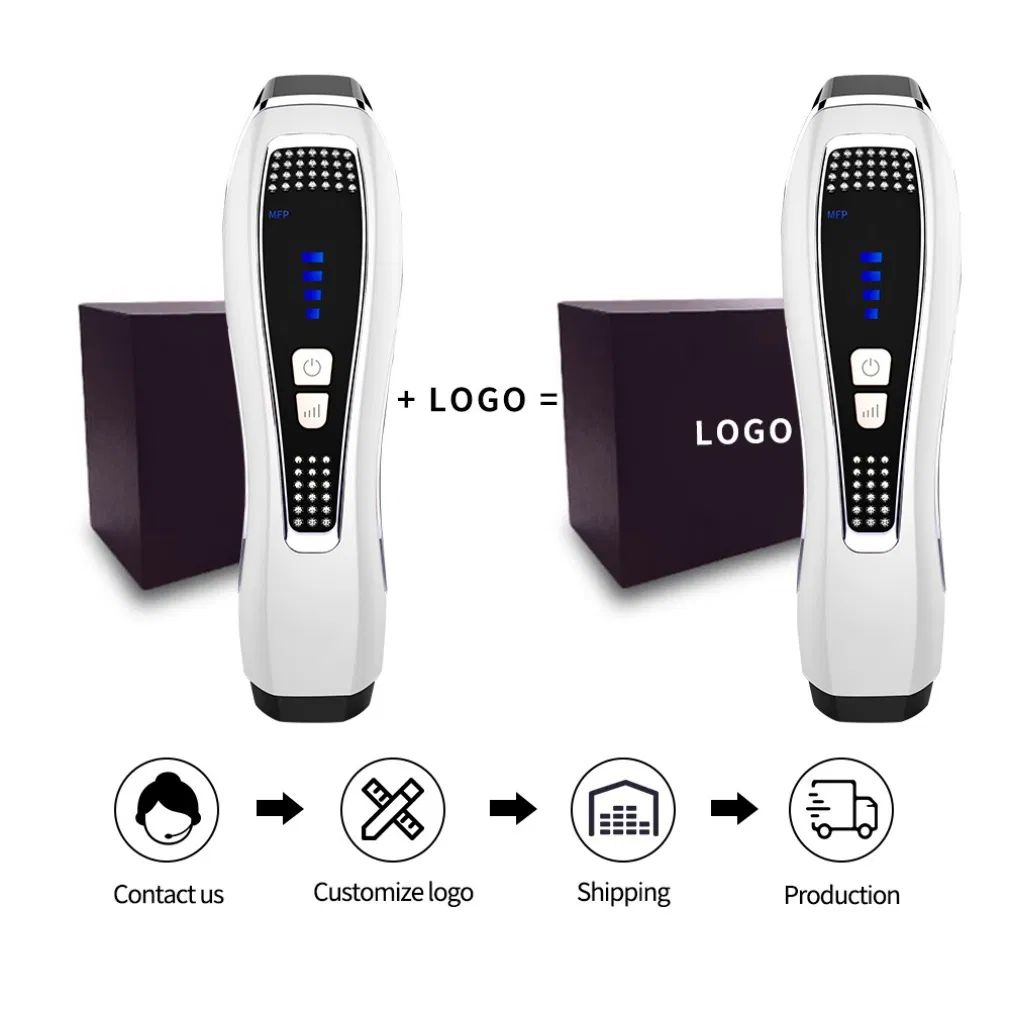 Professional Red and Blue Light RF Beauty Device with MFIP Technology for Skin Rejuvenation