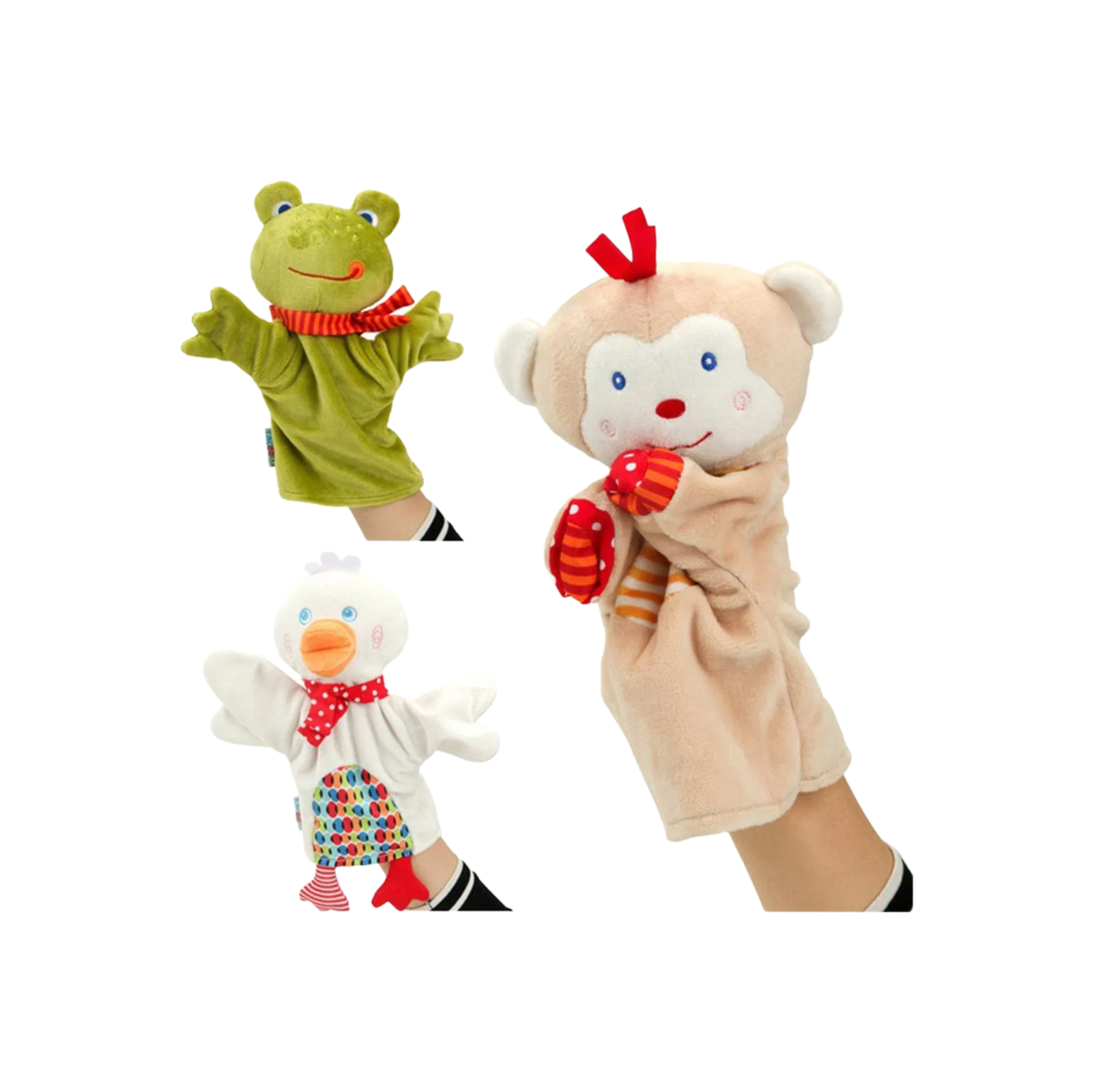 Custom Crocodile Plush Hand Puppet Toy - Soft Stuffed Animal Educational Gift for Kids