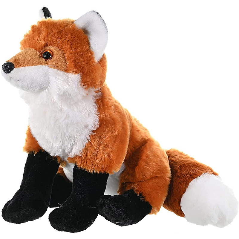 30cm Soft Furry Plush Fox Toy - Custom Stuffed Animals Manufacturer