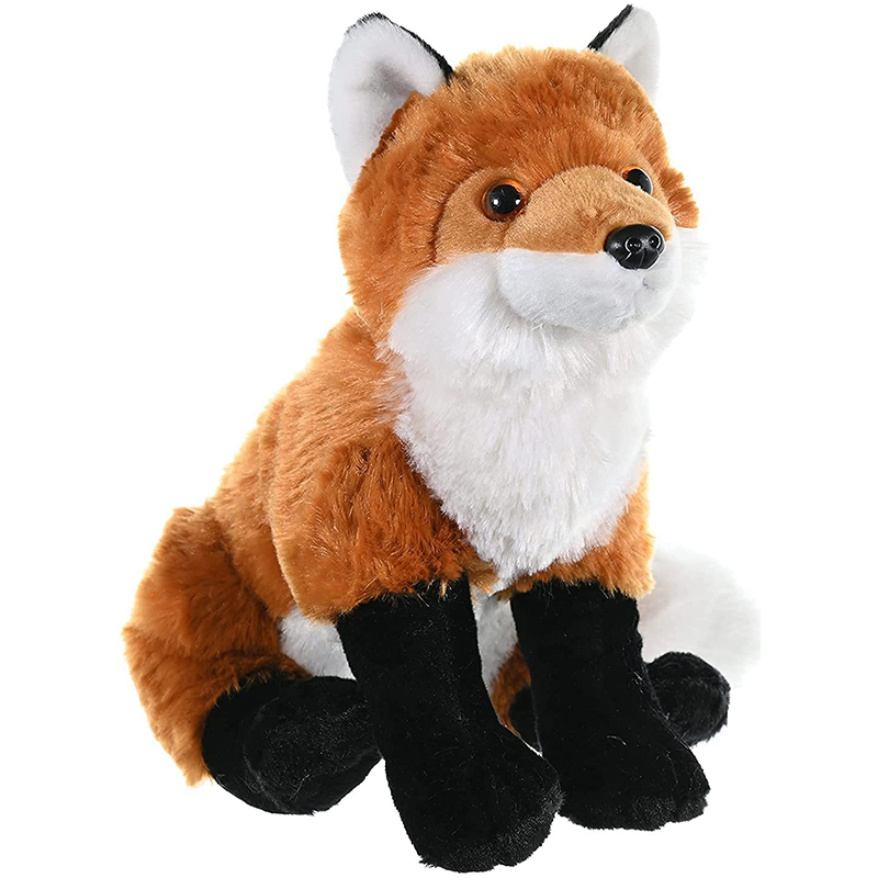 30cm Soft Furry Plush Fox Toy - Custom Stuffed Animals Manufacturer