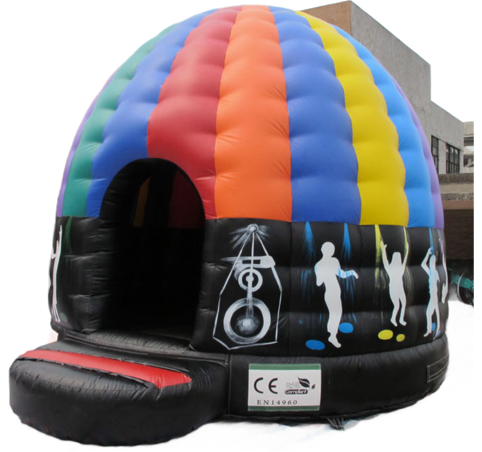 2023 New Disco Theme Inflatable Kids Jumping Bouncer - Customizable Size & Color