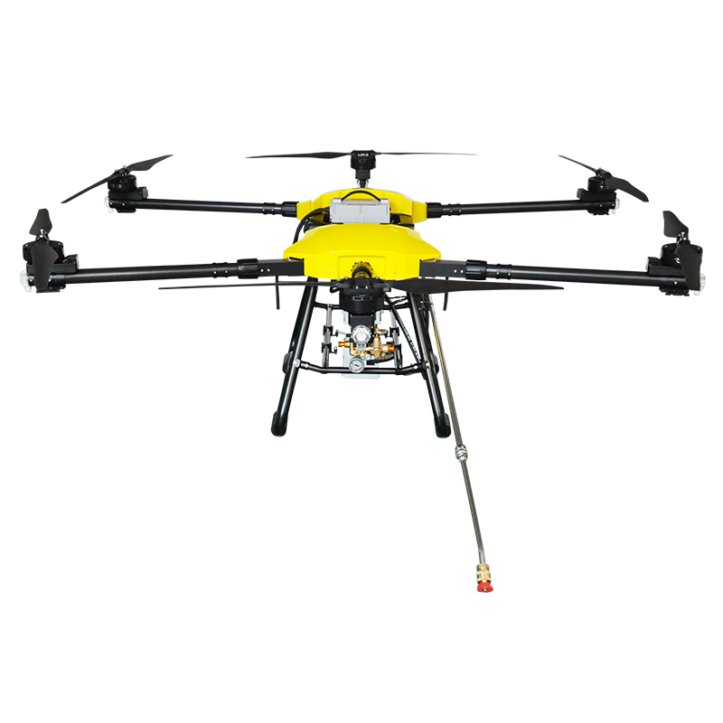 Professional High Building Cleaning Drone with Water Pipe for Windows Roof Solar Panel Washing