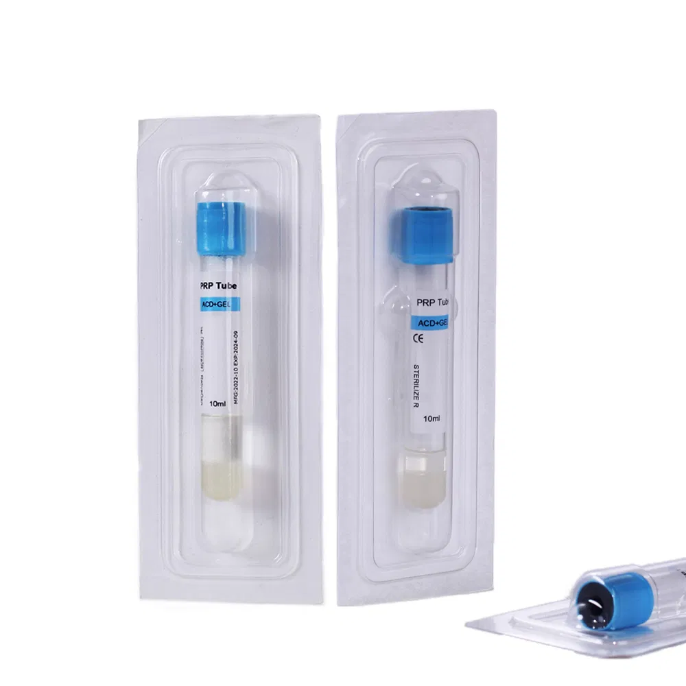 Factory Supply PRP Tube with ACD Biotin Gel for Cosmetic and Medical Use