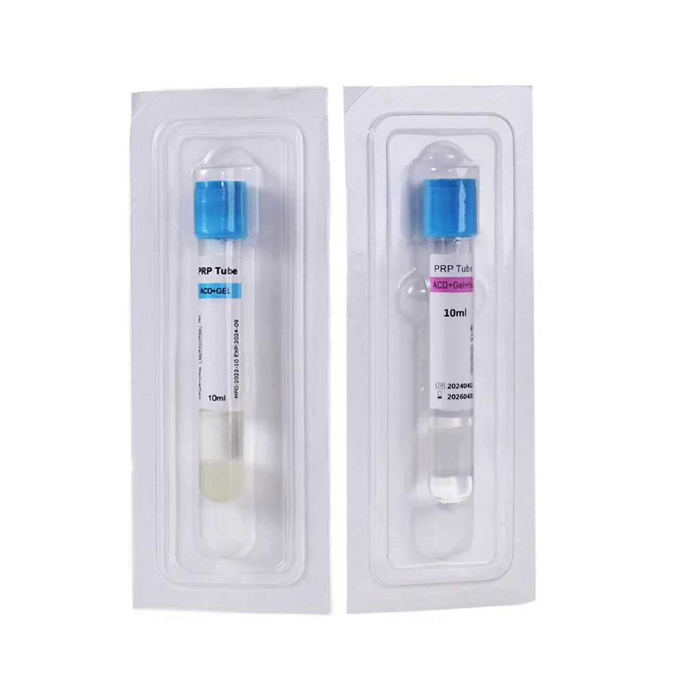 Factory Supply PRP Tube with ACD Biotin Gel for Cosmetic and Medical Use