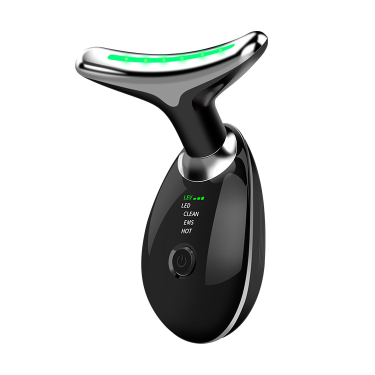 Professional Neck Beauty Device with 7 LED Lights for Face Lift and Skin Care