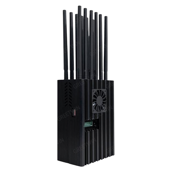 Portable 5G 4G 3G 2G Signal Blocker with Built-in Battery and Cooling System for Security Use
