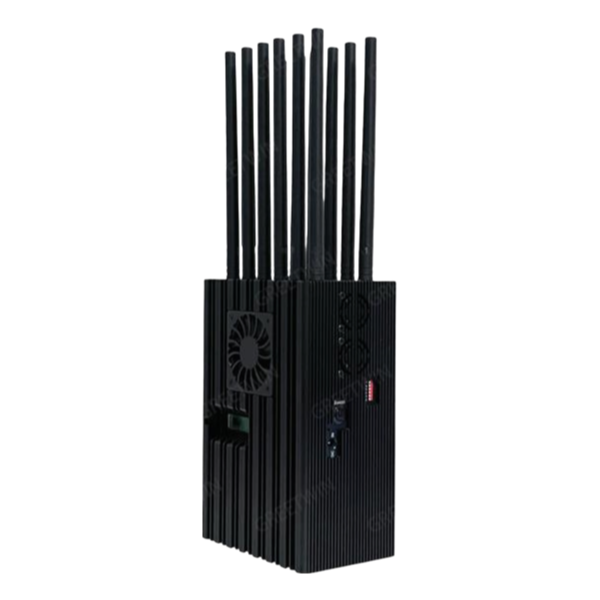 Portable 5G 4G 3G 2G Signal Blocker with Built-in Battery and Cooling System for Security Use