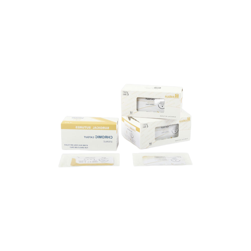 Bovine-Derived Plain Catgut Surgical Suture with 65-Day Absorption - Various Needle Options