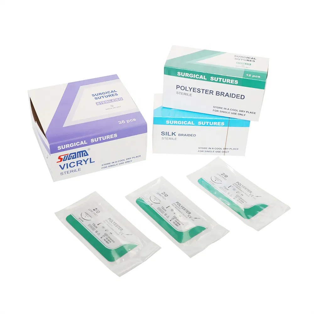 Bovine-Derived Plain Catgut Surgical Suture with 65-Day Absorption - Various Needle Options