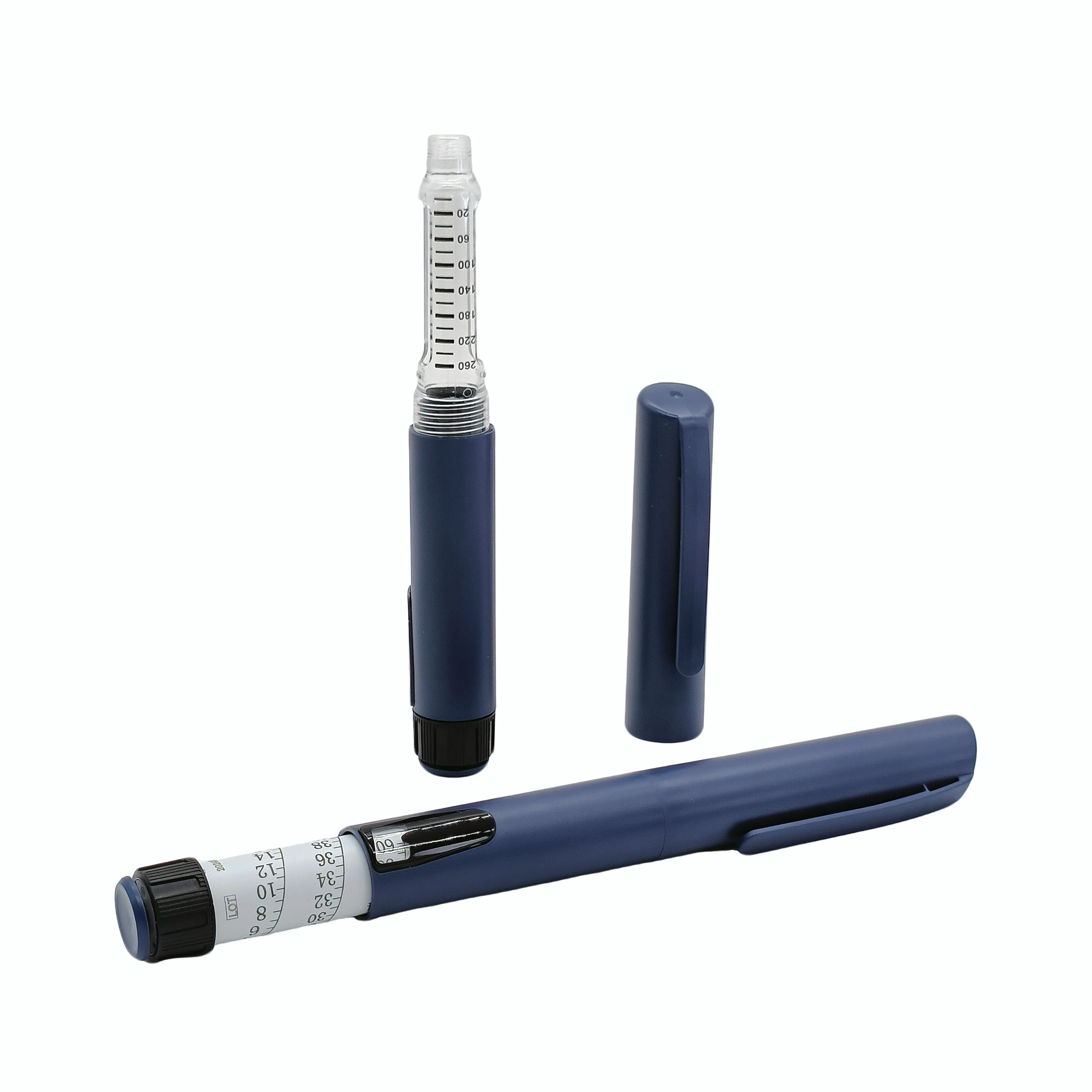 Reusable 60u Insulin Pen Injector for Semaglutide & Peptides - OEM Customizable Medical Device