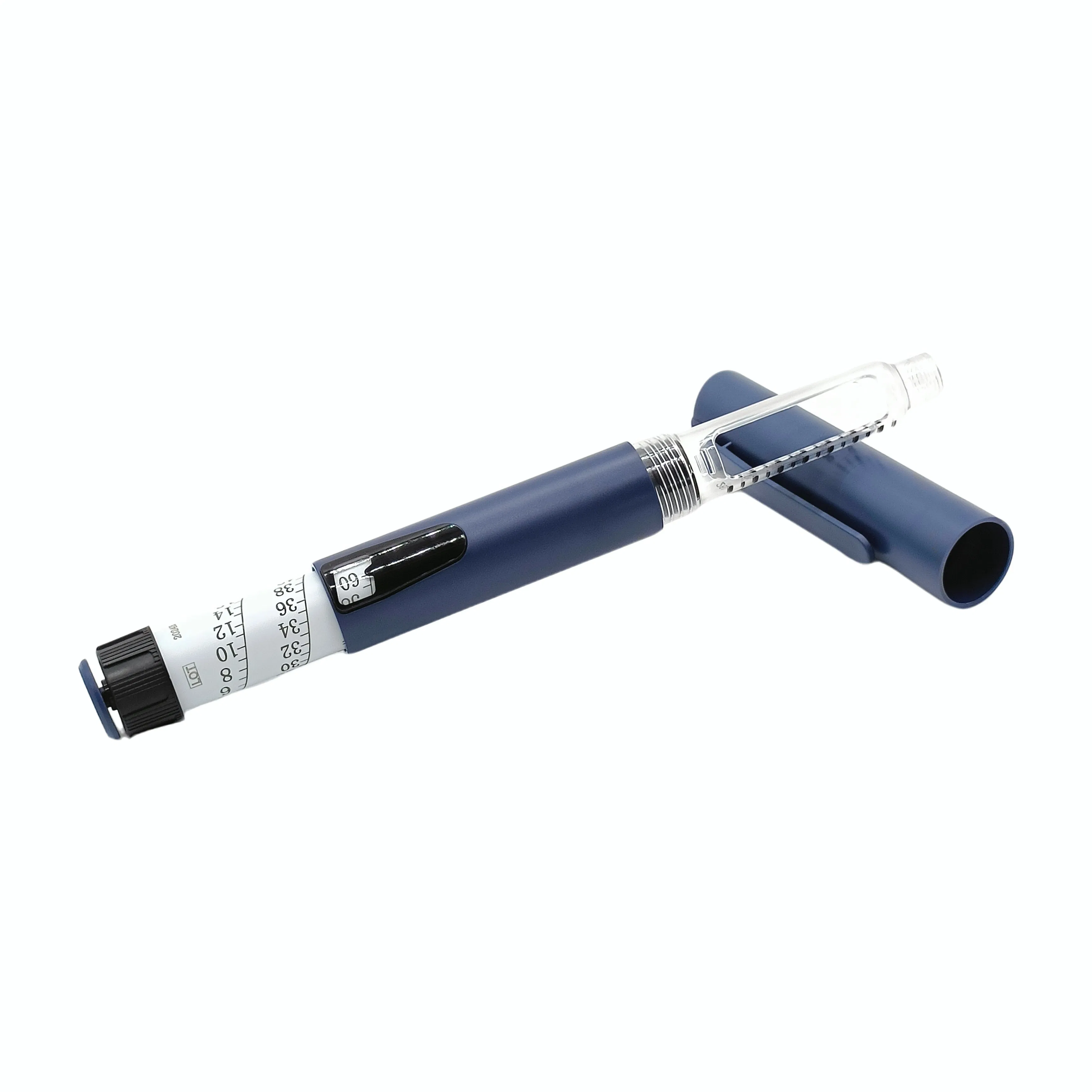 Reusable 60u Insulin Pen Injector for Semaglutide & Peptides - OEM Customizable Medical Device