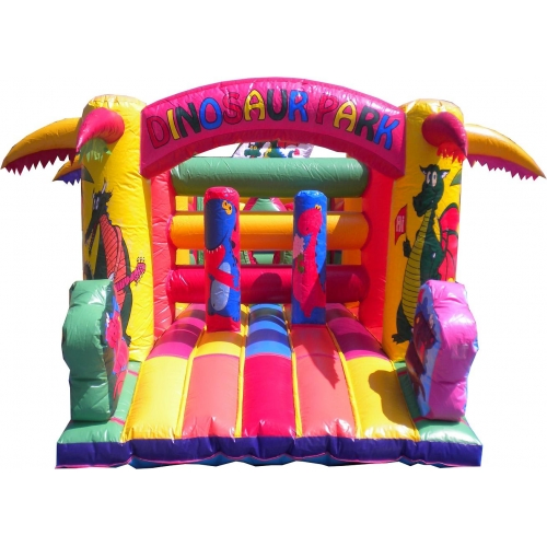 Durable 1000D PVC Inflatable Bounce House with Fan Inflation Method for Kids