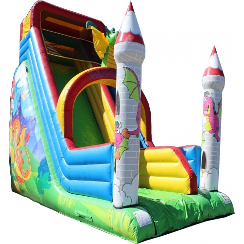 Durable 1000D PVC Inflatable Bounce House with Fan Inflation Method for Kids