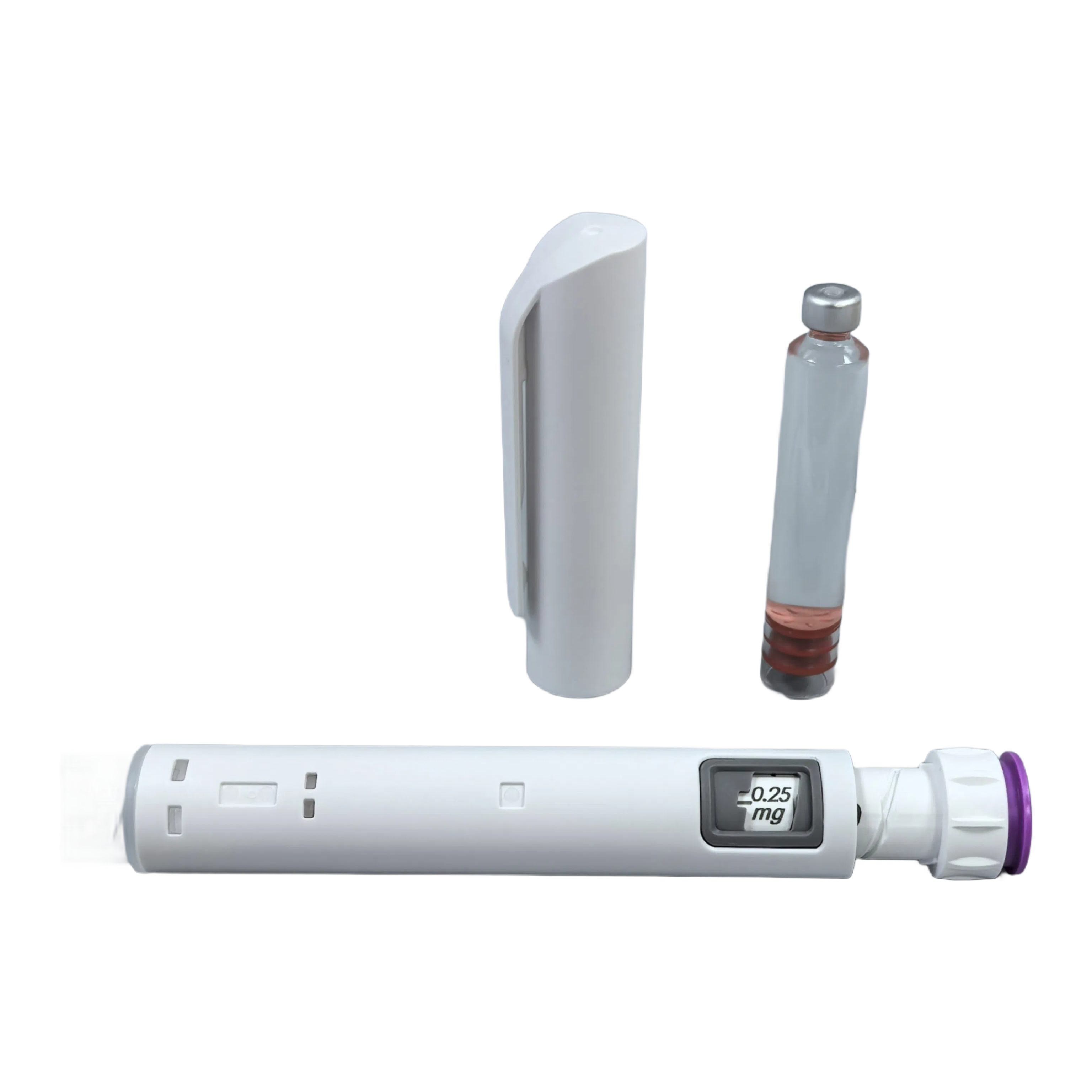 0-0.25mg-0.5mg CE/FDA Approved Disposable Pen Injector for GLP-1 Peptide Insulin Medicine | Multi-Dose Pen Injector