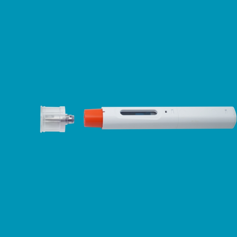 2-Step Activation Autoinjector with Safety Needle Cover for GLP-1 Peptides and Insulin Delivery
