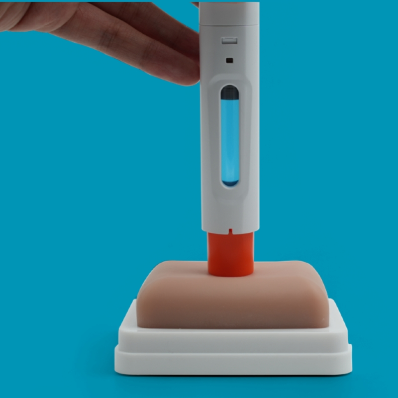 2-Step Activation Autoinjector with Safety Needle Cover for GLP-1 Peptides and Insulin Delivery