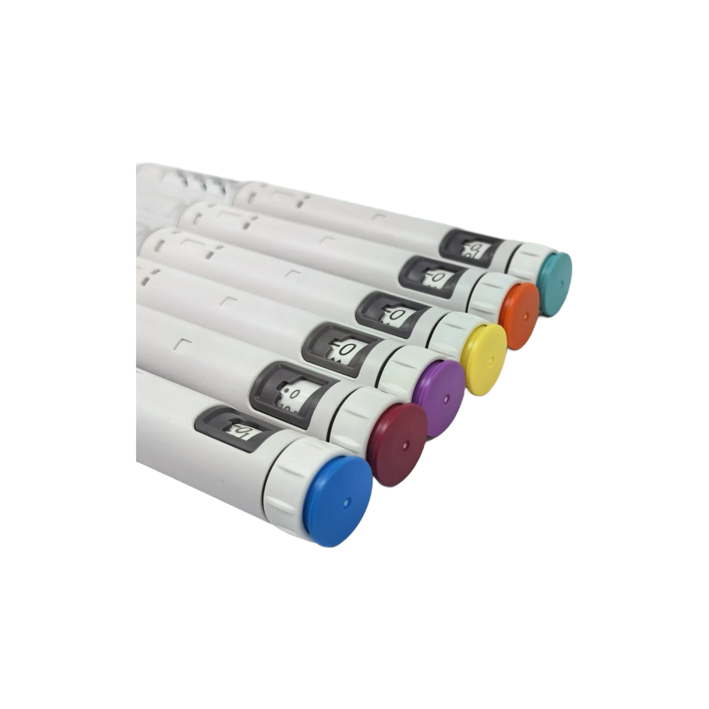 Multi-Color Customizable Insulin GLP-1 Peptide Injection Pen for Diabetes and Weight Management