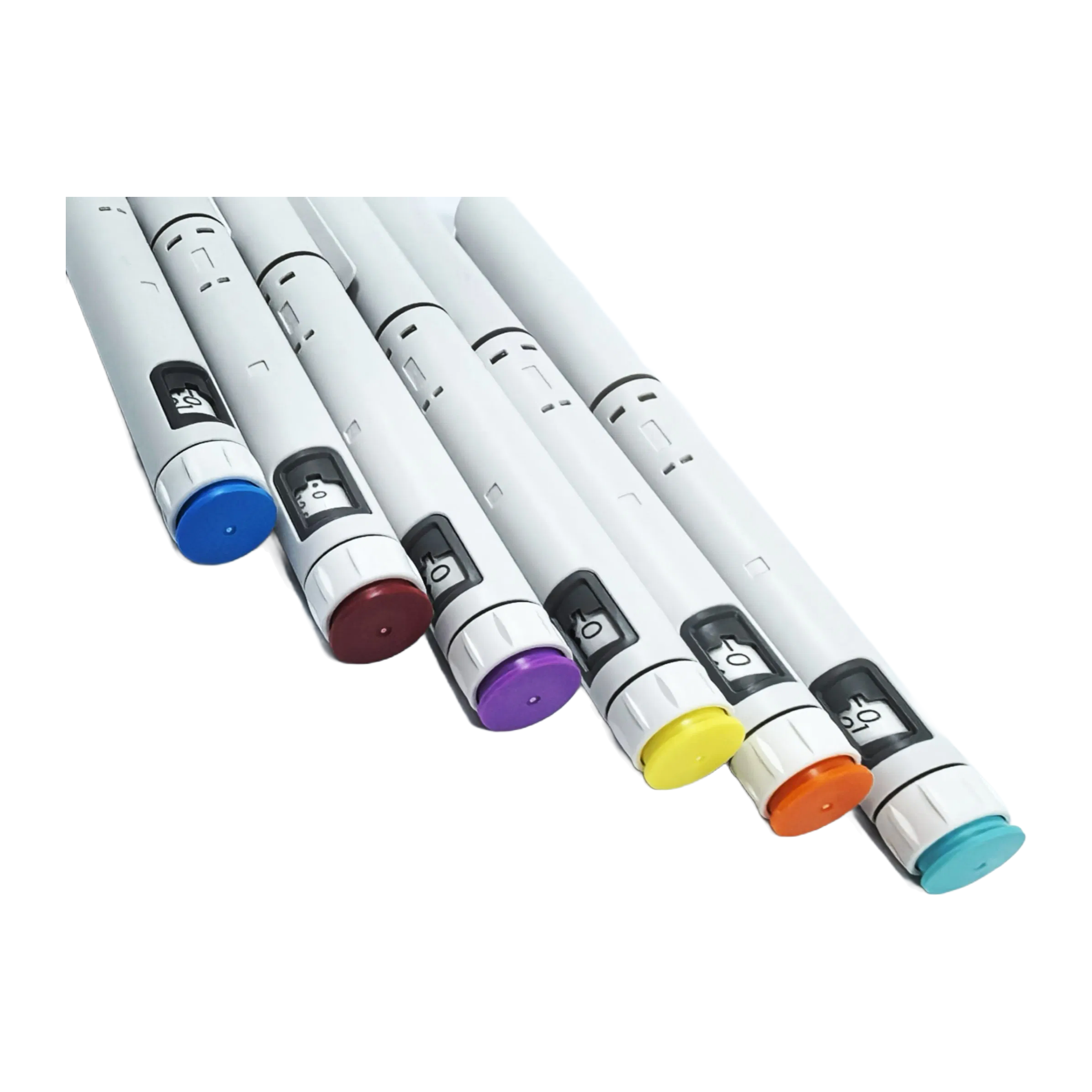 Multi-Color Customizable Insulin GLP-1 Peptide Injection Pen for Diabetes and Weight Management