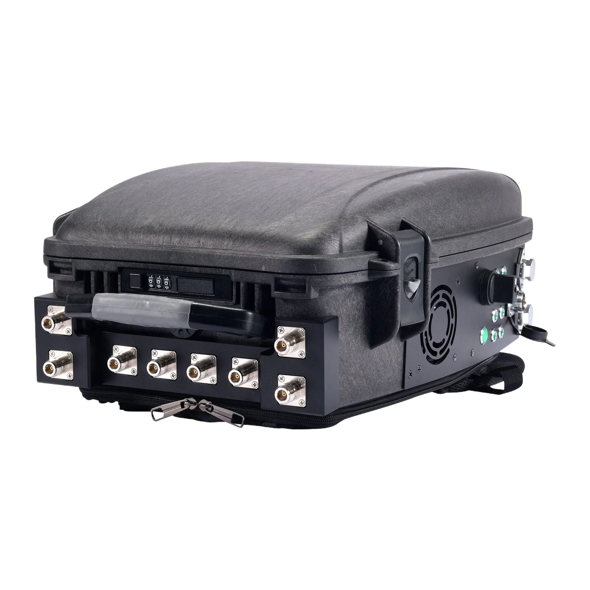 Professional Anti-Drone Jammer with 50W Output Power and Built-in Battery