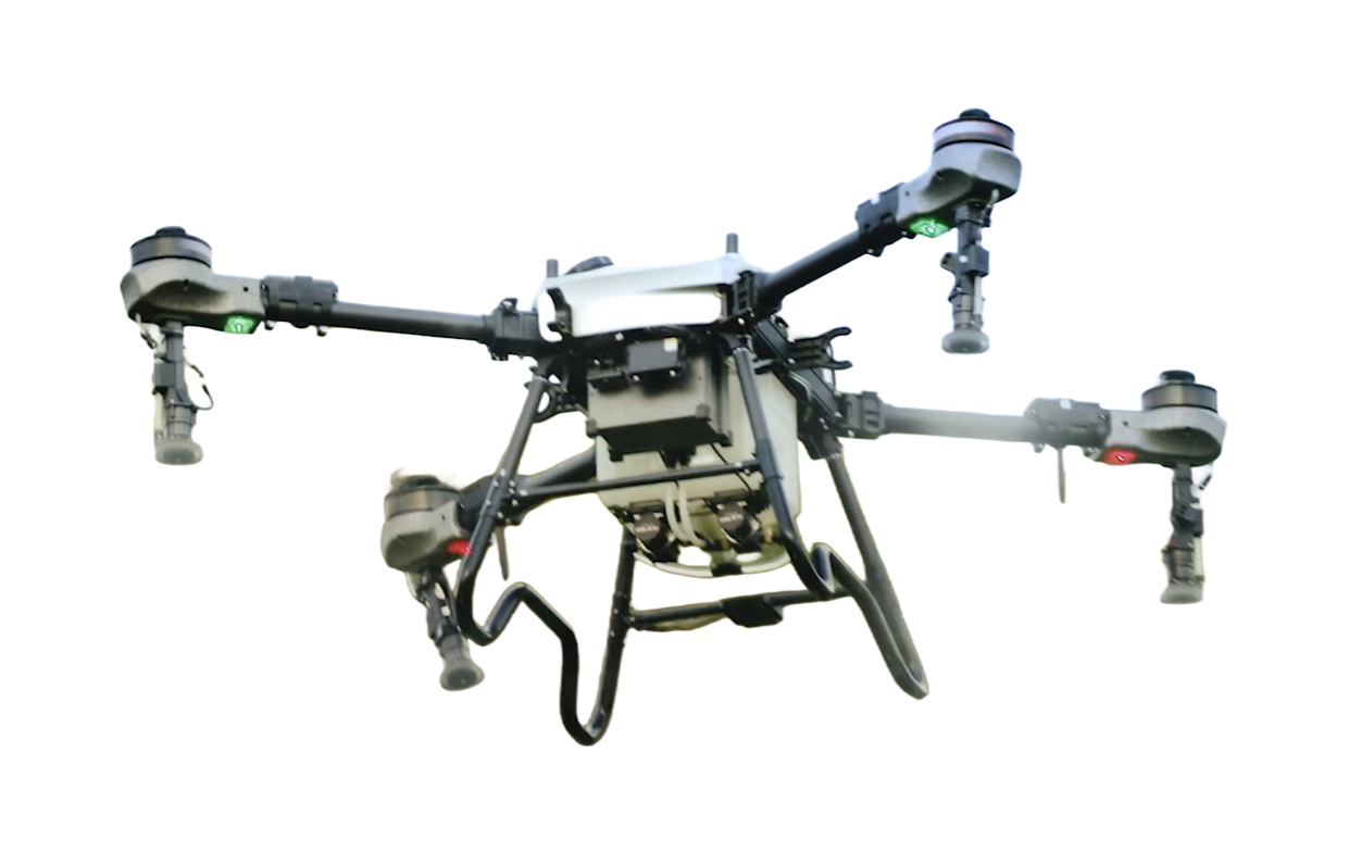 KB400 Foldable Agricultural Drone with 30L Spray Tank and 45L Spreader for Efficient Farming