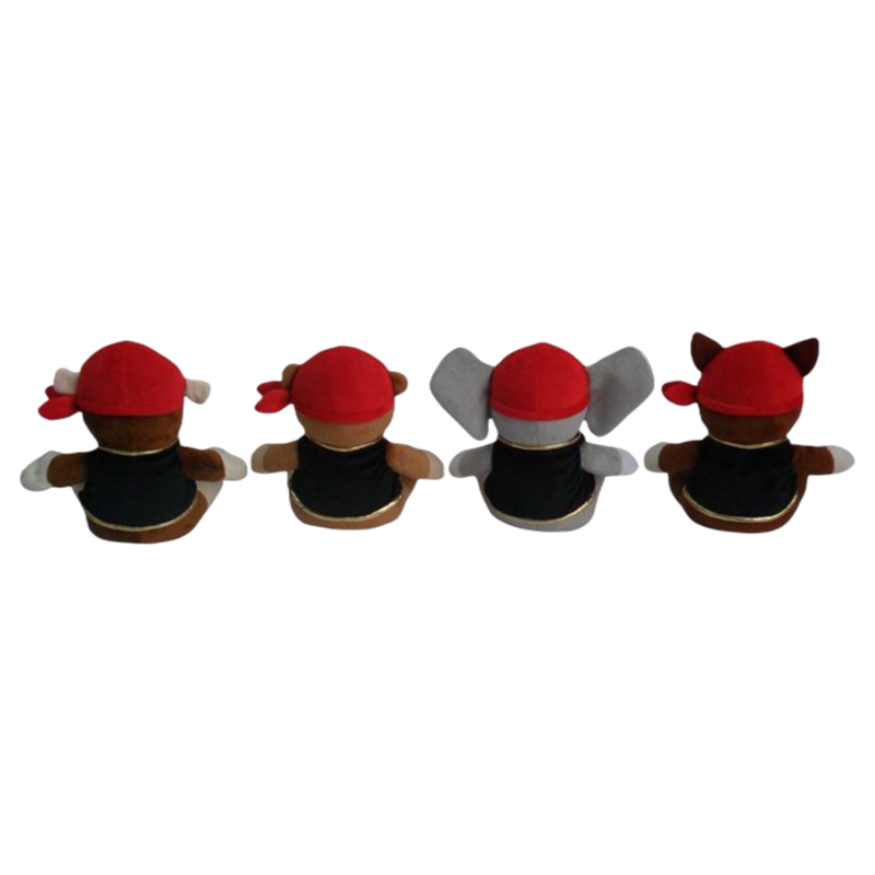 Customized Plush Animal Toys (15GT-1413) - Factory Direct Supply Pirate Cat Elephant Bear Monkey for Retail & Wholesale